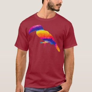 T-shirt Cadeau pour Perrot Lover Tie Dye Parrot coloré