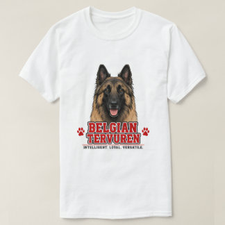 T-shirt 🐾 Cadeau pour propriétaire de Berger Tervuren bel