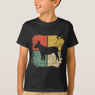 T-shirt Cadeau pour propriétaire de Bull Terrier Rétro Car
