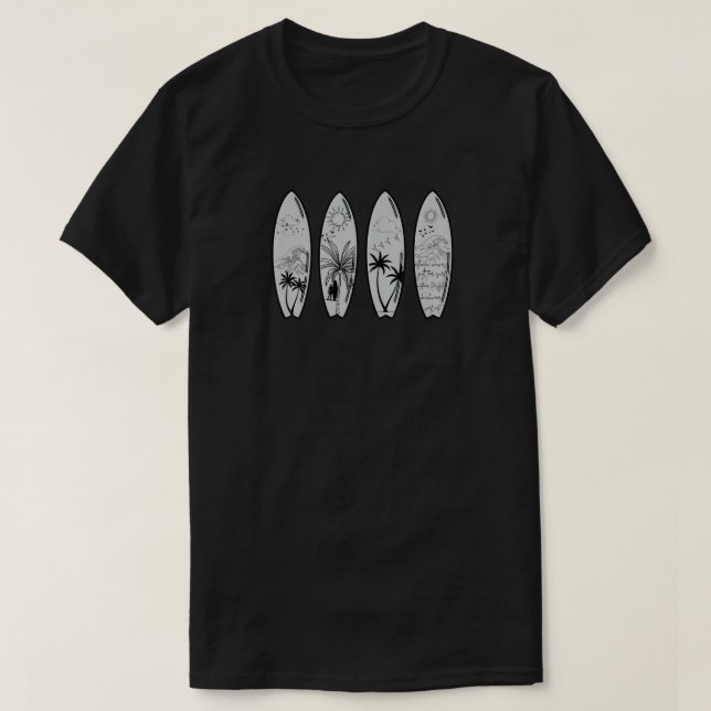 T-shirt cadeau pour surfeur (Design devant)