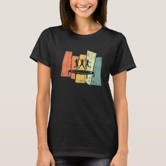 T-shirt Cadeau Premium Rétro Vintage Trampoline