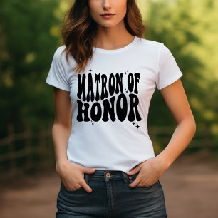 T-shirt Cadeau Proposition Rétro Matrone d'Honneur Groupe