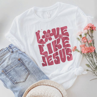 T-shirt Cadeau Religieux, Vêtements Chrétiens, Amour Comme