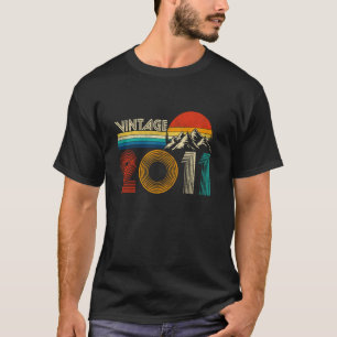 T-shirt Cadeau Rétro Anniversaire 14 Ans Vintage 2011