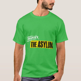 T-shirt Cadeau rétro Asile de folie