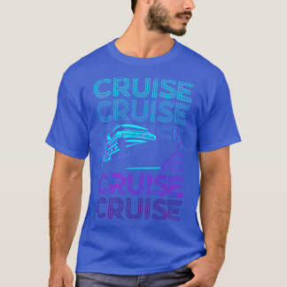 T-shirt Cadeau Retro bateau de croisière