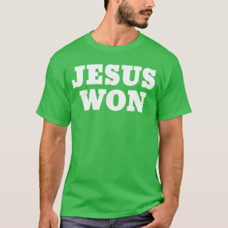 T-shirt Cadeau rétro Jésus a gagné