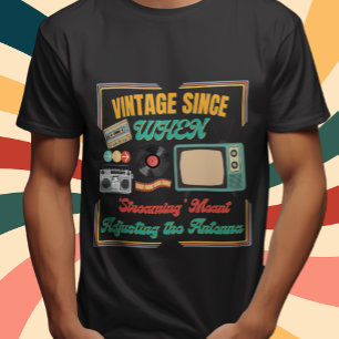 T-shirt Cadeau Rétro Vintage - Cadeau d'anniversai