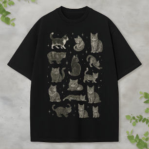 T-shirt Cadeau Rétro Vintage Chat Chaton Amateur de Style