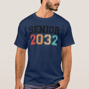 T-shirt Cadeau Rétro Vintage Senior 2032