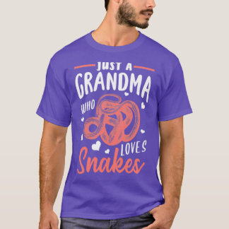 T-shirt Cadeau Snake Grandma