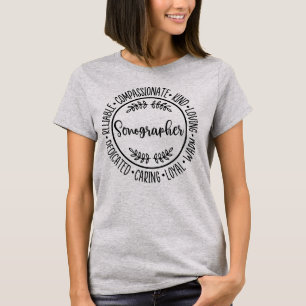 T-shirt Cadeau Sonographe, Sonographie, Technique Ultrasou
