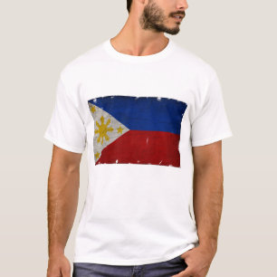 T-Shirt Cadeau Souvenir Vintage Drapeau PHILIPPINE
