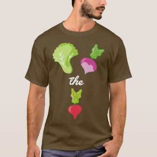 T-shirt Cadeau végétarien Montons Le Beat Vegan Love