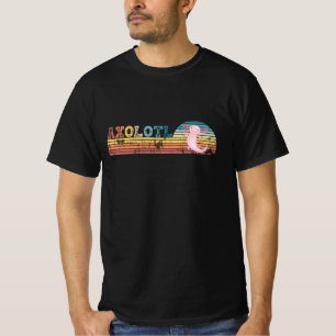 T-shirt Cadeau Vintage Axolotl Retro