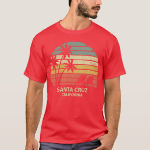 T-shirt Cadeau vintage de la plage de Santa Cruz en Califo