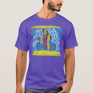 T-shirt Cadeau vintage de vélo de croisière pour femmes
