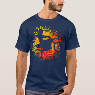 T-shirt Cadeau vintage Motocross Dirt Bike Rider