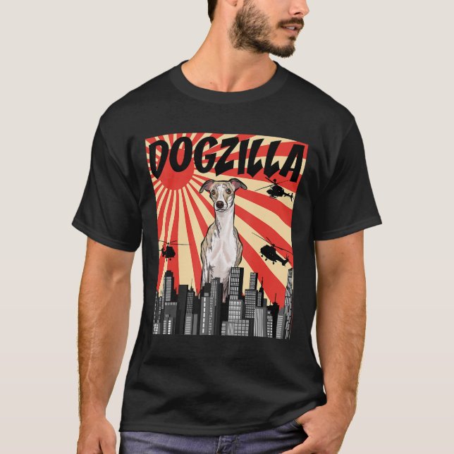 T-shirt Cadeau Whippet | drôle japonaise dogzilla whippet (Devant)