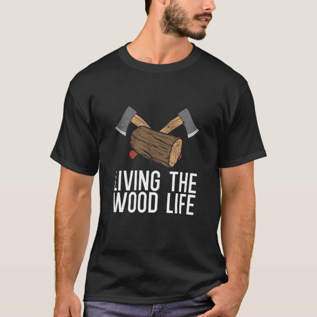 T-shirt Cadeau Woodworker Woodworking (Devant)