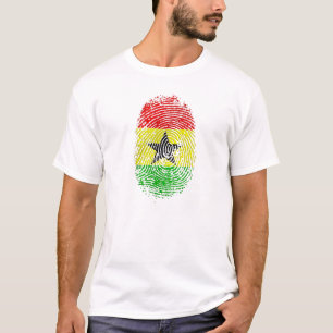 T-shirt Cadeaux 100% de fierté d'ADN de Ghanian Ghana