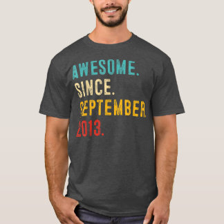 T-shirt Cadeaux 9e anniversaire 9 ans Incroyable depuis se
