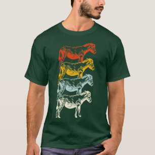 T-shirt Cadeaux agricoles Âne rétro