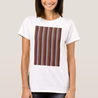 T-shirt CADEAUX brodés de regard gravés par chocolat foncé