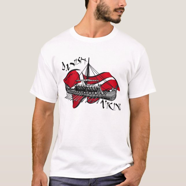 T-shirt Cadeaux culturels de bateau de Viking du danois du (Devant)