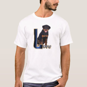 T-shirt Cadeaux d'amants de rottweiler