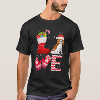 T-shirt Cadeaux d'amoureux de Noël Cavalier King Charles S