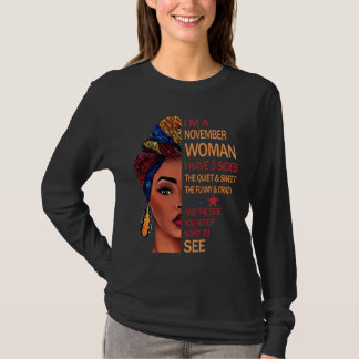 T-shirt Cadeaux d'anniversaire | Je suis une femme de nove
