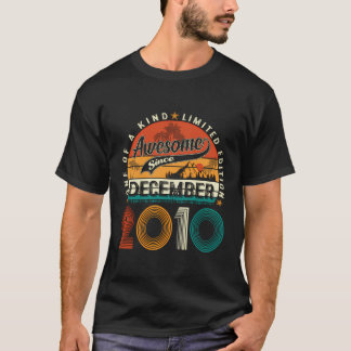 T-shirt Cadeaux De 13 Ans Magnifique Depuis Décembre 2010