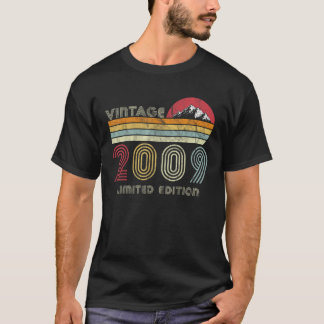 T-shirt Cadeaux de 13 ans Vintage 2009 Édition limitée 13t