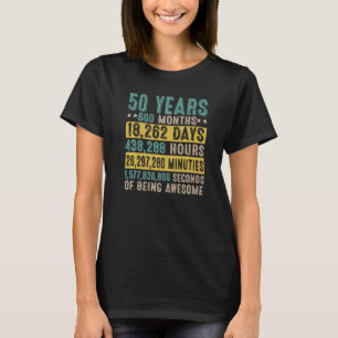 T-shirt Cadeaux de 50 ans Vintage fantastique 50e annivers