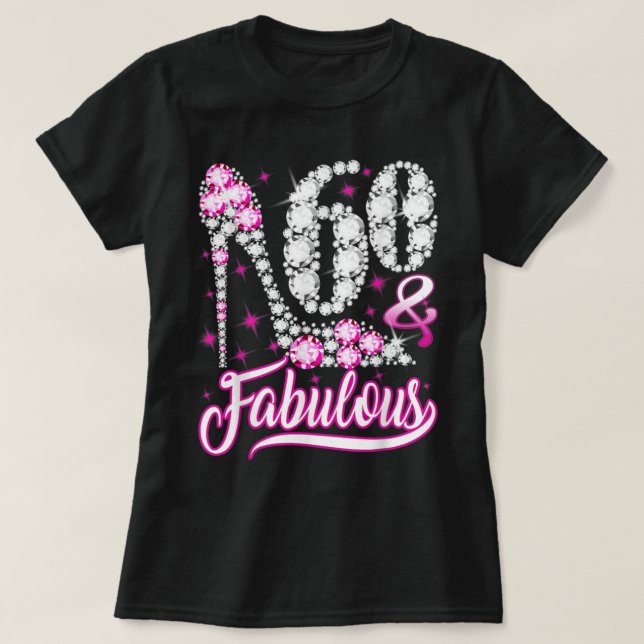 T-shirt Cadeaux de 60 ans 60 et fabuleux 60e Anniversaire  (Design devant)