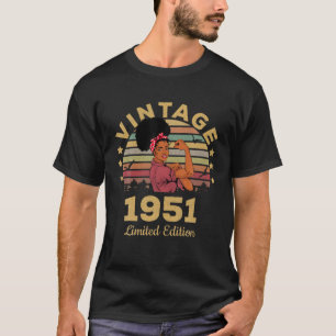 T-shirt Cadeaux de 71 ans Vintage 1951 Édition limitée 71S