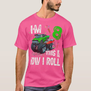 T-shirt Cadeaux de 8 ans 8e anniversaire Garçon Monster Ca