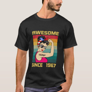 T-shirt Cadeaux de anniversaire pour femmes de 59 ans Vint