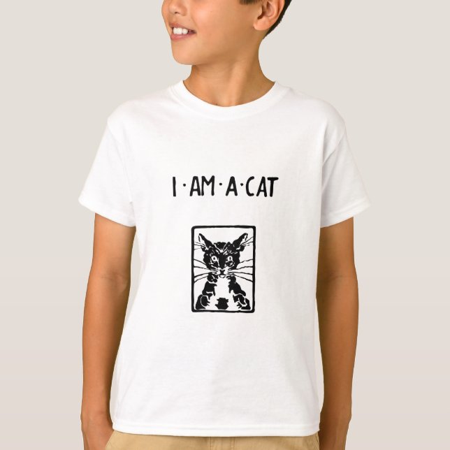 T-shirt Cadeaux de chats noirs (Devant)