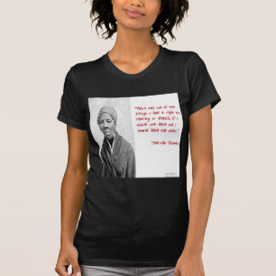 T-shirt Cadeaux de citation de Harriet Tubman "Liberté ou