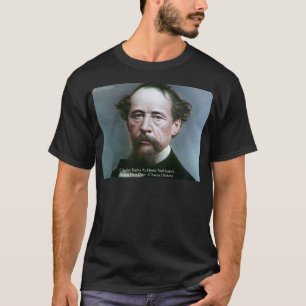 T-shirt Cadeaux de citations de Charles Dickens "Charité @