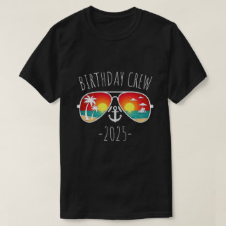T-shirt Cadeaux de croisières d'anniversaire 2025 Équipe d