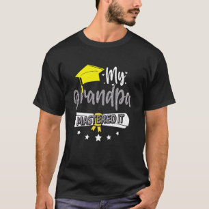 T-shirt Cadeaux de fin d'études de maîtrise de grand-père