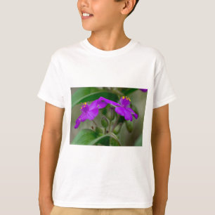 T-shirt Cadeaux de fleurs sauvages jumelles Fuchsia Spider