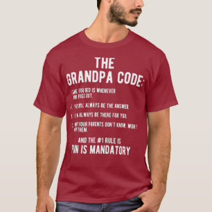 T-shirt Cadeaux De Grand-Père De Grandgirl Grandson Le