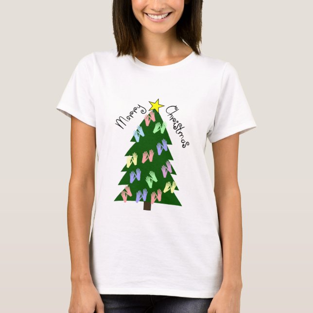 T-shirt Cadeaux de JOYEUX NOËL de thérapie de massage (Devant)