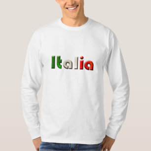 T-shirt Cadeaux de logo de l'Italie pour des amants
