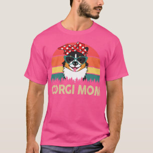 T-shirt Cadeaux de maman Corgi Ttricolore pour femmes Corg