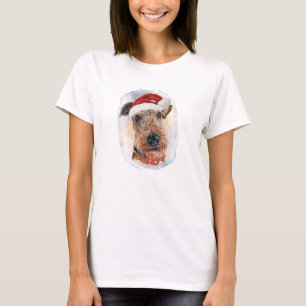 T-shirt Cadeaux de Noël Airedale Terrier pour les amoureux